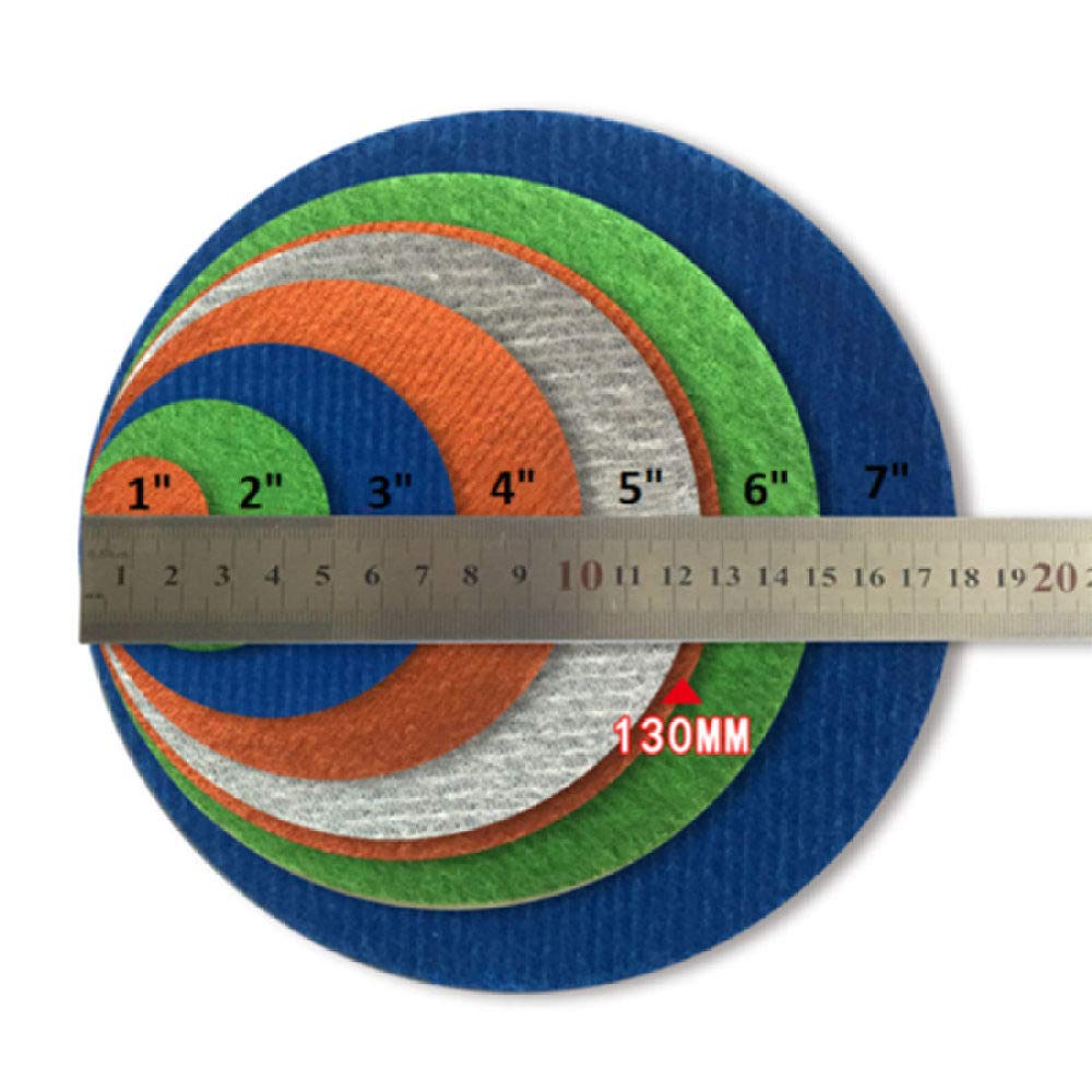5-30 Pz 1"-7" Carta abrasiva per smerigliatura ad acqua grana 5000 Dischi abrasivi Gancio ad anello Carta vetrata Carta vetrata rotonda Foglio di carta vetrata, 30 pezzi, 7 pollici (180 mm)