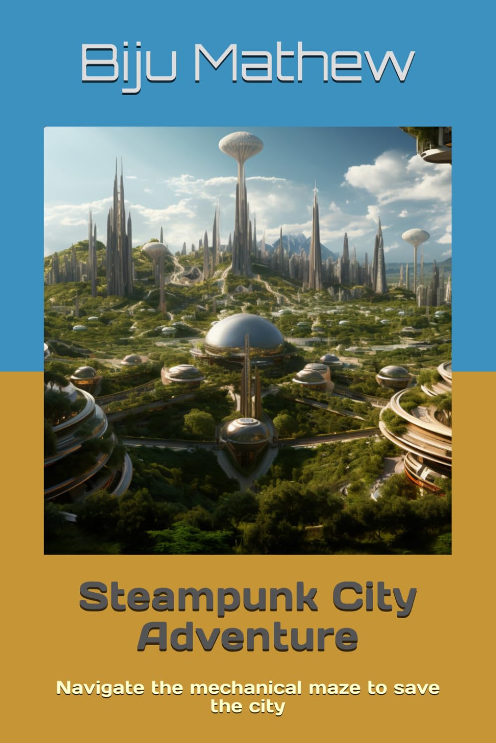 Steampunk City Adventure: Navigate the mechanical maze to save the city