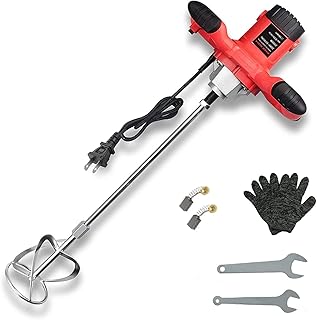 Sponsored Ad - ANBULL 2100W Handheld Electric Concrete Mixer, Portable Cement Mixer Mortar Plaster Paint Fodder Stirring T...