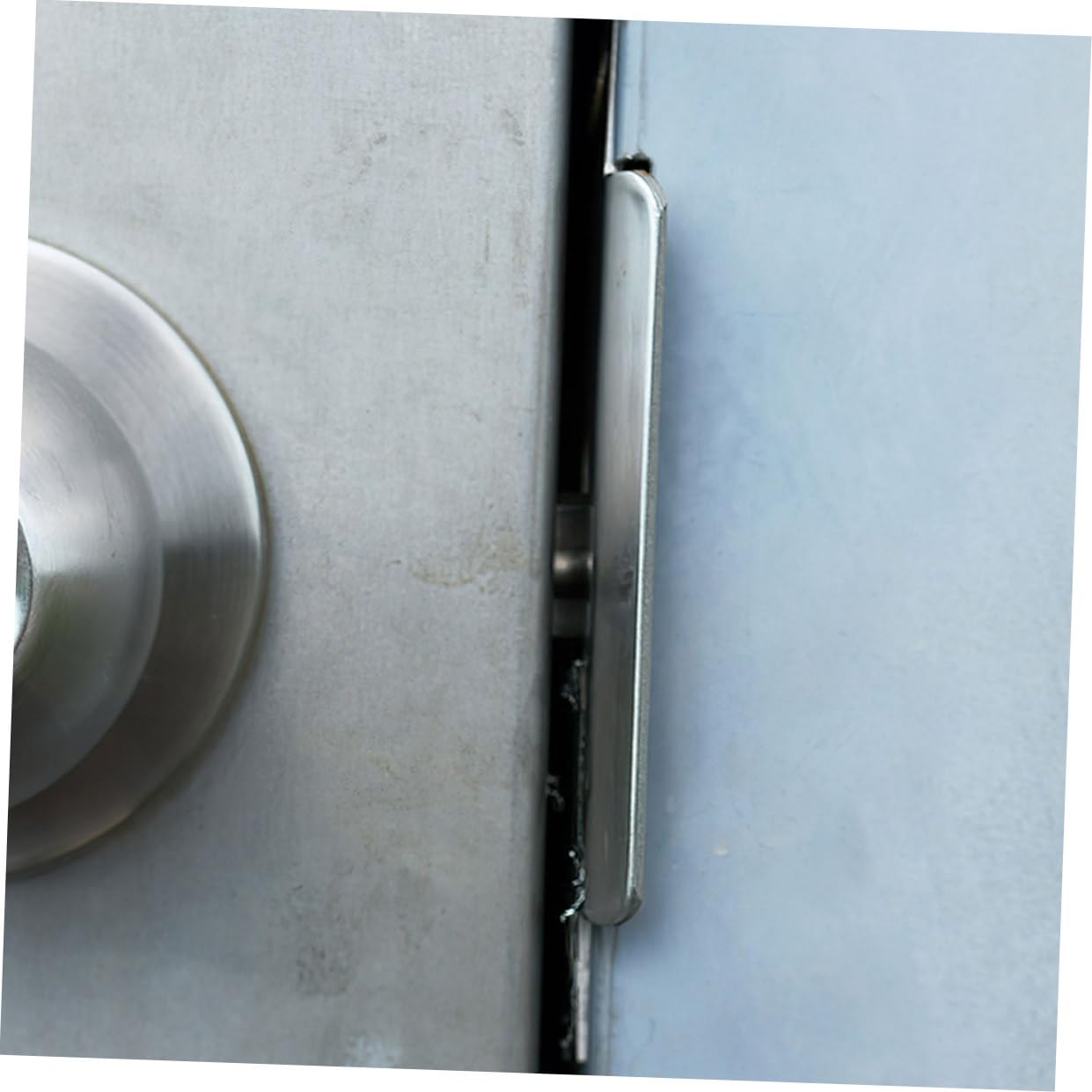 DOITOOL 4 Ensembles Boucle À Ardillon Verrouillable Close Closure Portail Lock Sécurité Loquet Bouchon Dehors Kit De Réparation En Acier Inoxydable Couvertures De Porte Silver 6 Pièces * 4