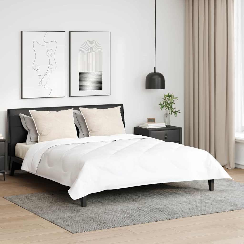 2 almohadas de 60 x 80 cm, color blanco, con relleno de plumas, almohada para dormir, almohada cervical y almohada para dormir de lado, relleno de plumón suave para dormir cómodamente en el