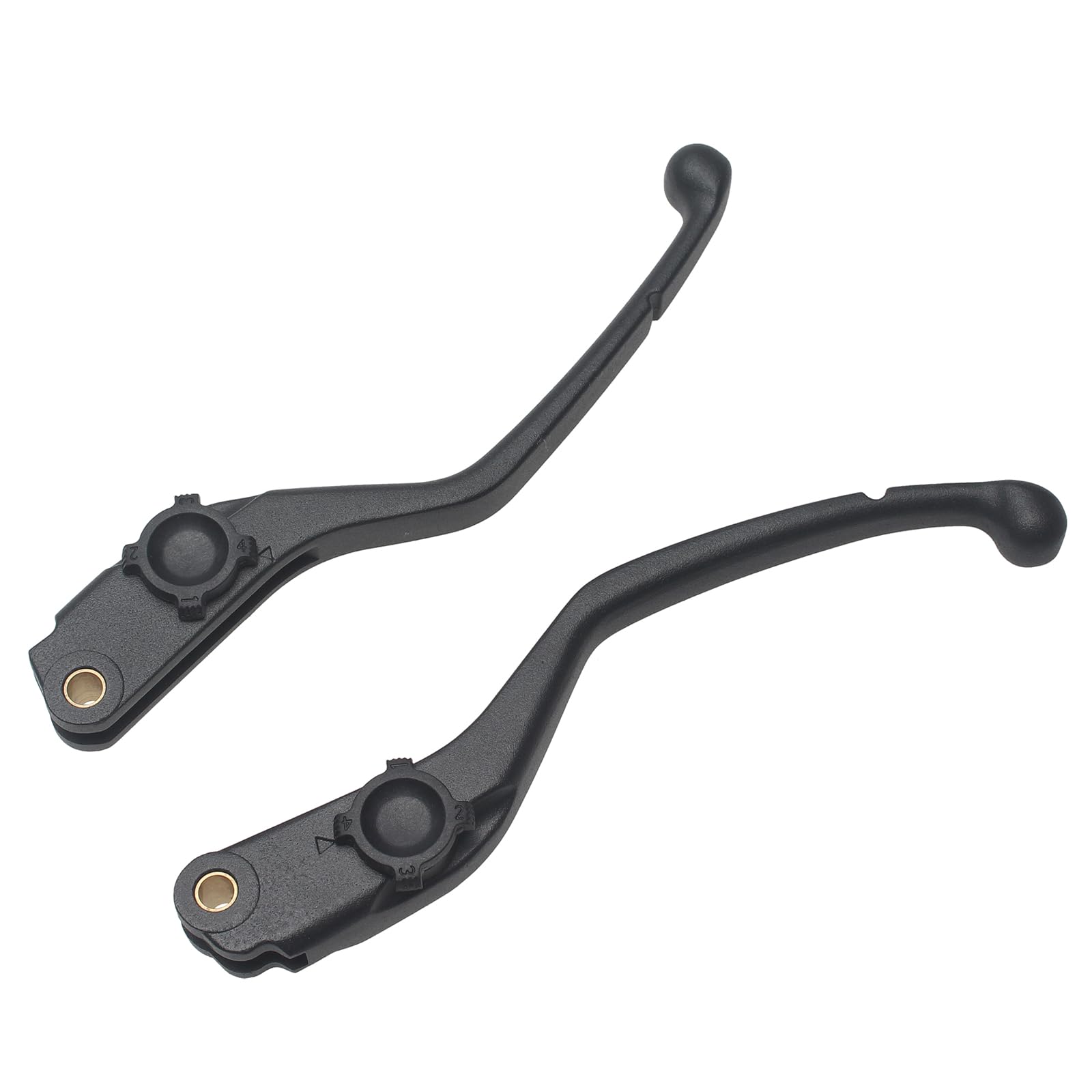 1 Paar Motorrad Bremshebel Motorrad Kupplungshebel CNC Aluminium Bremshebel Motorrad Kompatibel mit BMW R1200GS R1200RS R1250GS Adventure K1600 R Bagger K1600 GTL Nine T Serie(Schwarz-2)