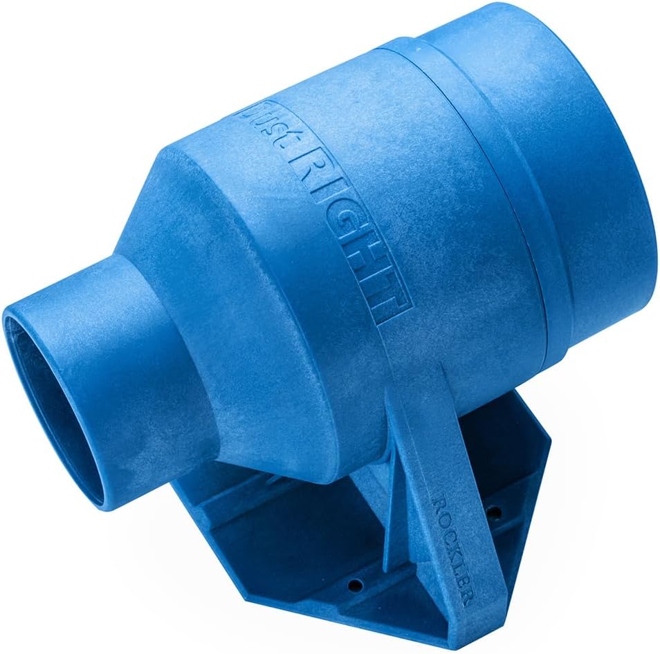 2-1/2" to 4" Mountable Dust Hose Coupler - Reinforced ABS Plastic - Quick Connect & Disconnect - Stepped Design Shop Dust Collectors