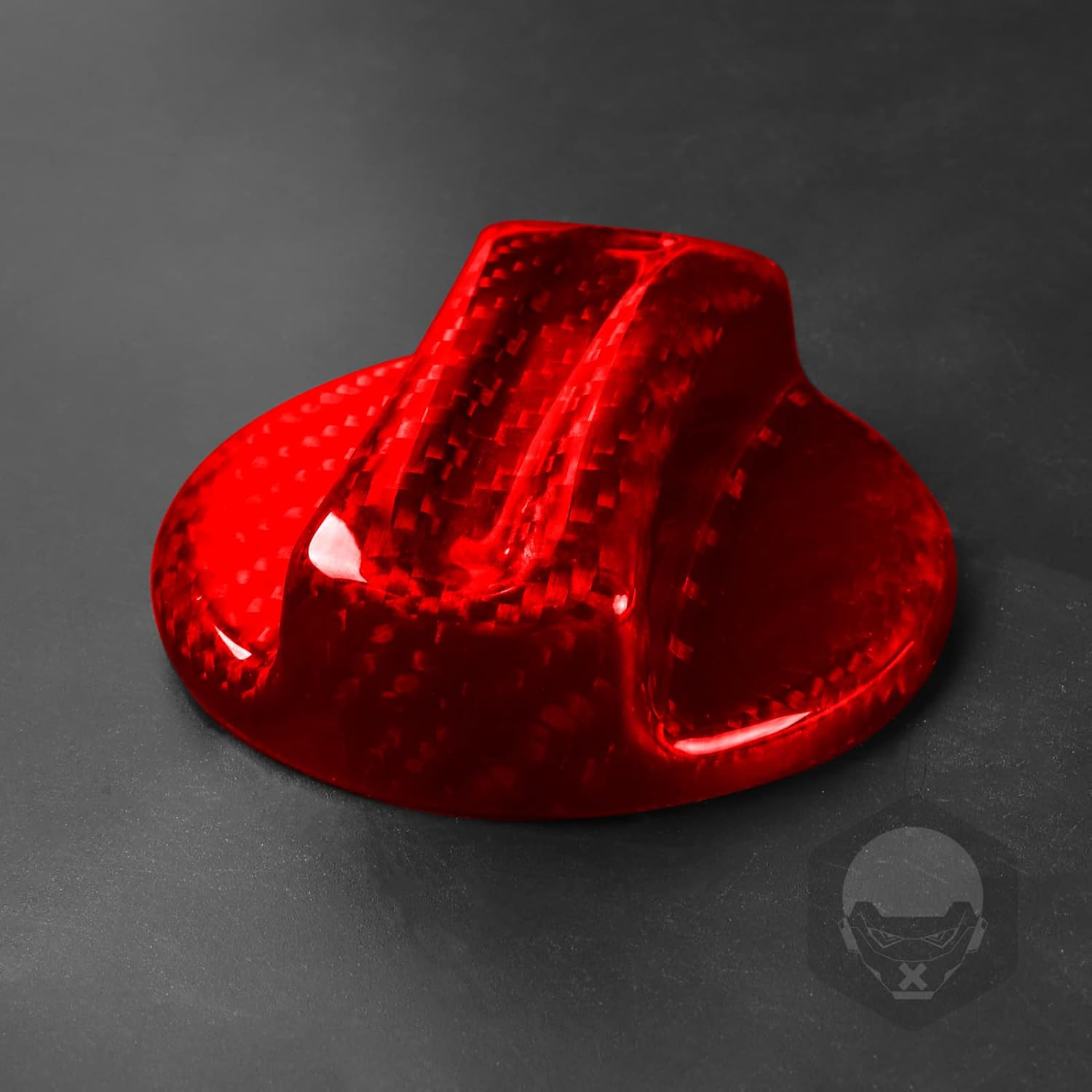 Universal Gas Cap Fuel Tank Cap Cover Real Dry Carbon Fiber Trim Compatible With BMW X1 X2 X3 X4 X5 Z4 E46 E60 E90 F10 F30 G01 G20 G30 1 2 3 4 6 7 SERIES M3 M4 M5 M6 Molding Red