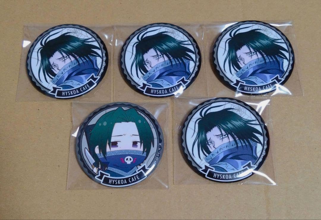 ハンターハンター　ヒソカフェ　缶バッジ　フェイタン バッジ・ピンズ フェイタン=ポートオ(等身) 「HUNTER×HUNTER