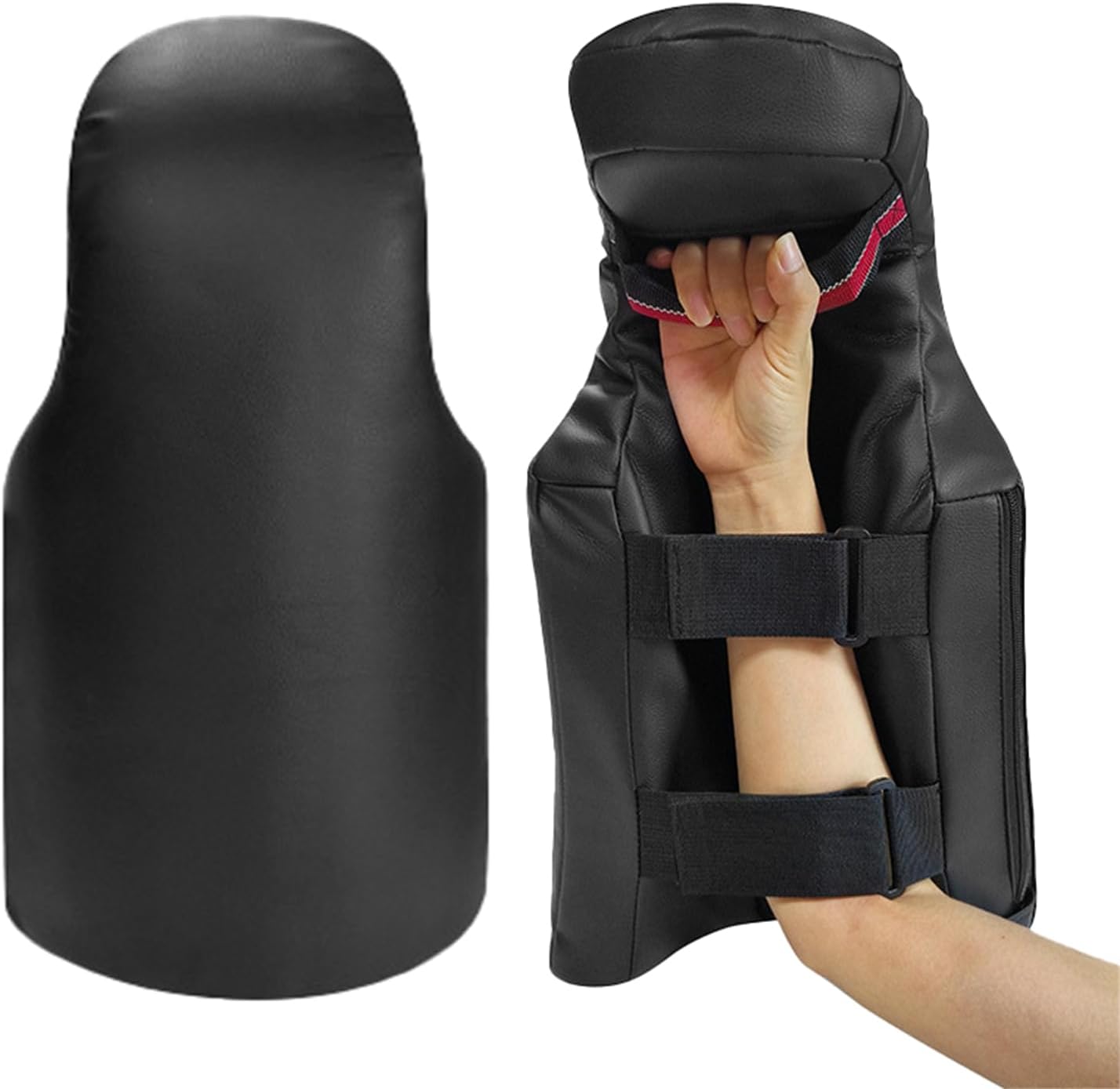 Taekwondo Kick Punch Shield for Forearm, Muay Thai Kickboxing MMA Coaching Martial Arts Karate Kicking Strike Arm Guards Pad