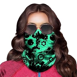Obacle Neck Gaiter Face Mask Bandana for Dust Wind Sun Protection for Men Women