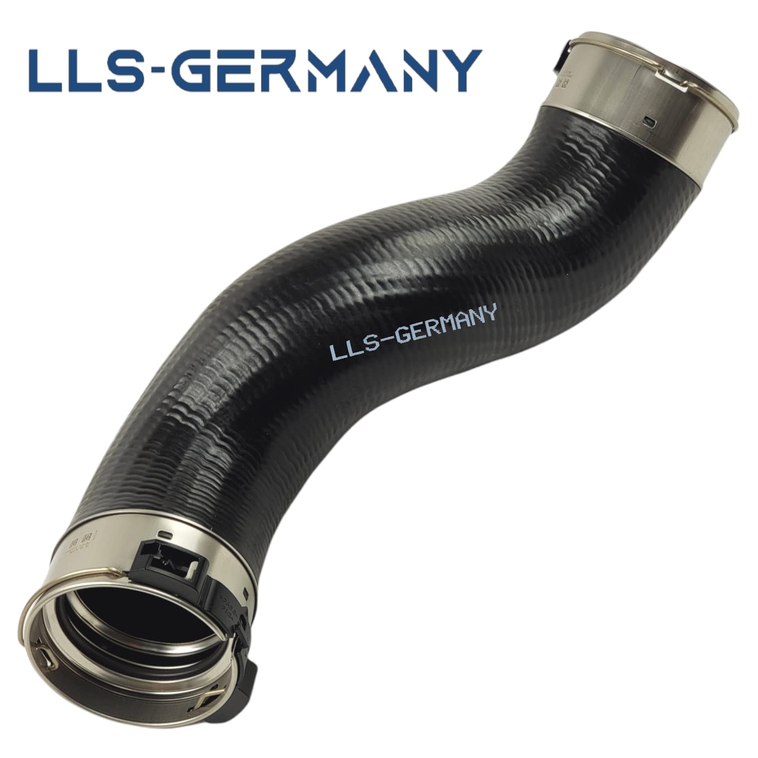LLS-GERMANY Ladeluftschlauch kompatibel mit BMW 5er (F07, F10, F11) | 530d dx 258PS 535d dx 313PS, 2993 ccm, 211-313 PS, einbaufertig inkl. Dichtung/Schelle, OEM 11618516509