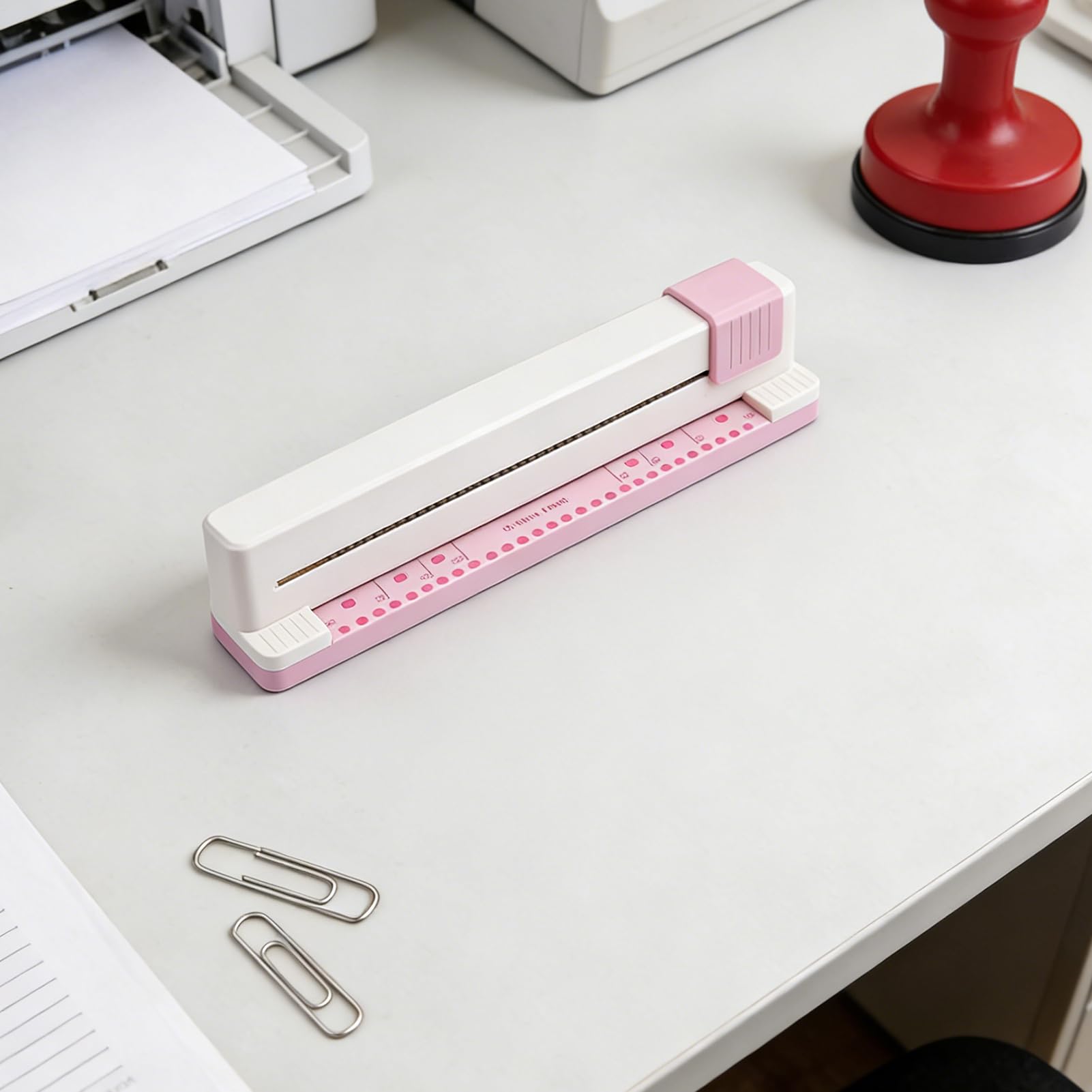 Dziurkacz do papieru Narzędzie do prac kreatywnych o pojemności 5 arkuszy | Okrągły Dziurkacz do Luźnych Kartek Dla szkoły, domu, biura, notesów, dzienników, uczniów i studentów, dziewcząt,