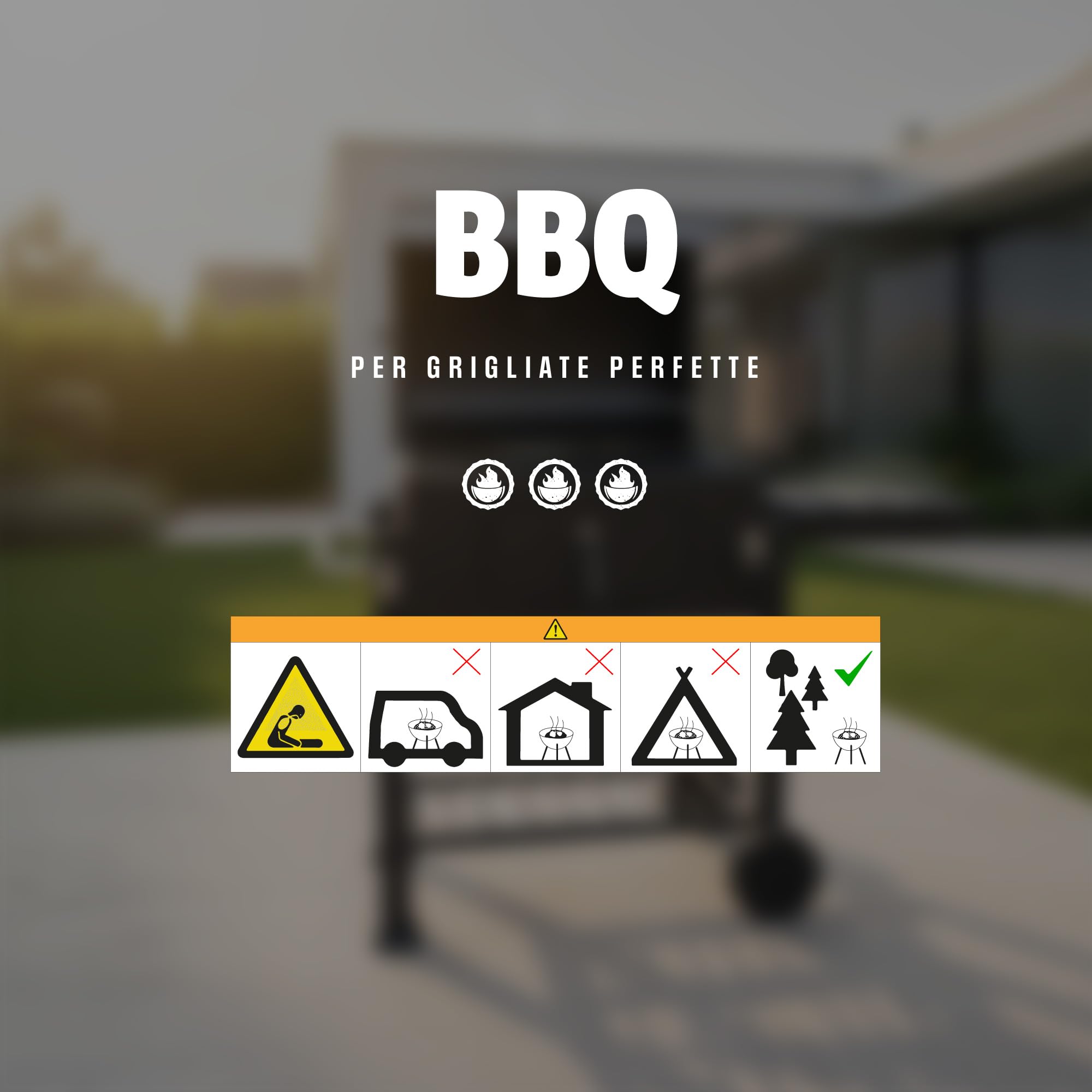 Barbecue a Carbone con Coperchio e Termometro, Griglia di Cottura e Mantenimento, Apertura Frontale, Ripiano Laterale, BBQ da Giardino con Ruote