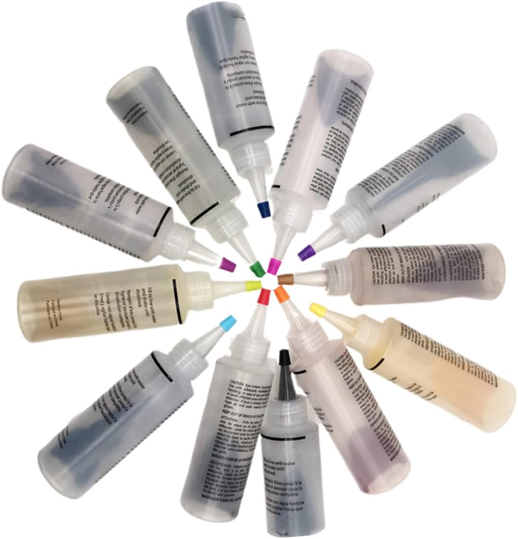 Tie Dye Paint Set for Boys and Girls DIY Pigments for Muslin Shoes Non-Toxic Cold Water Solid Pigments for Tie Dye Party