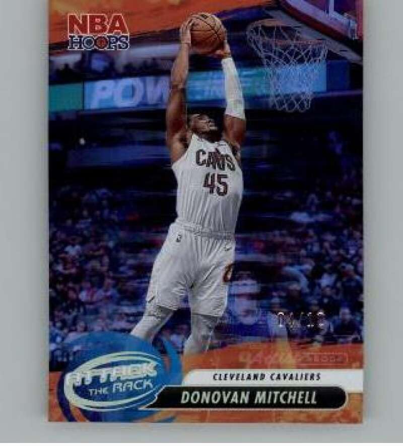 2023-24 Hoops Attack the Rack Holo Artist Proof Gold #10 Donovan Mitchell /10 Cleveland Cavaliers NBA Basketball Trading Card