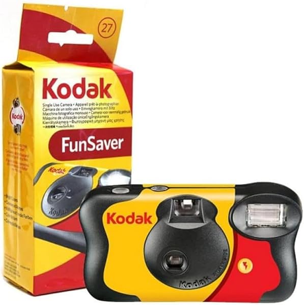 Kodak Fun Saver - Cámara desechable de un Solo Uso de 35 mm con Flash, 27 exposiciones, Paquete de 4 - 3