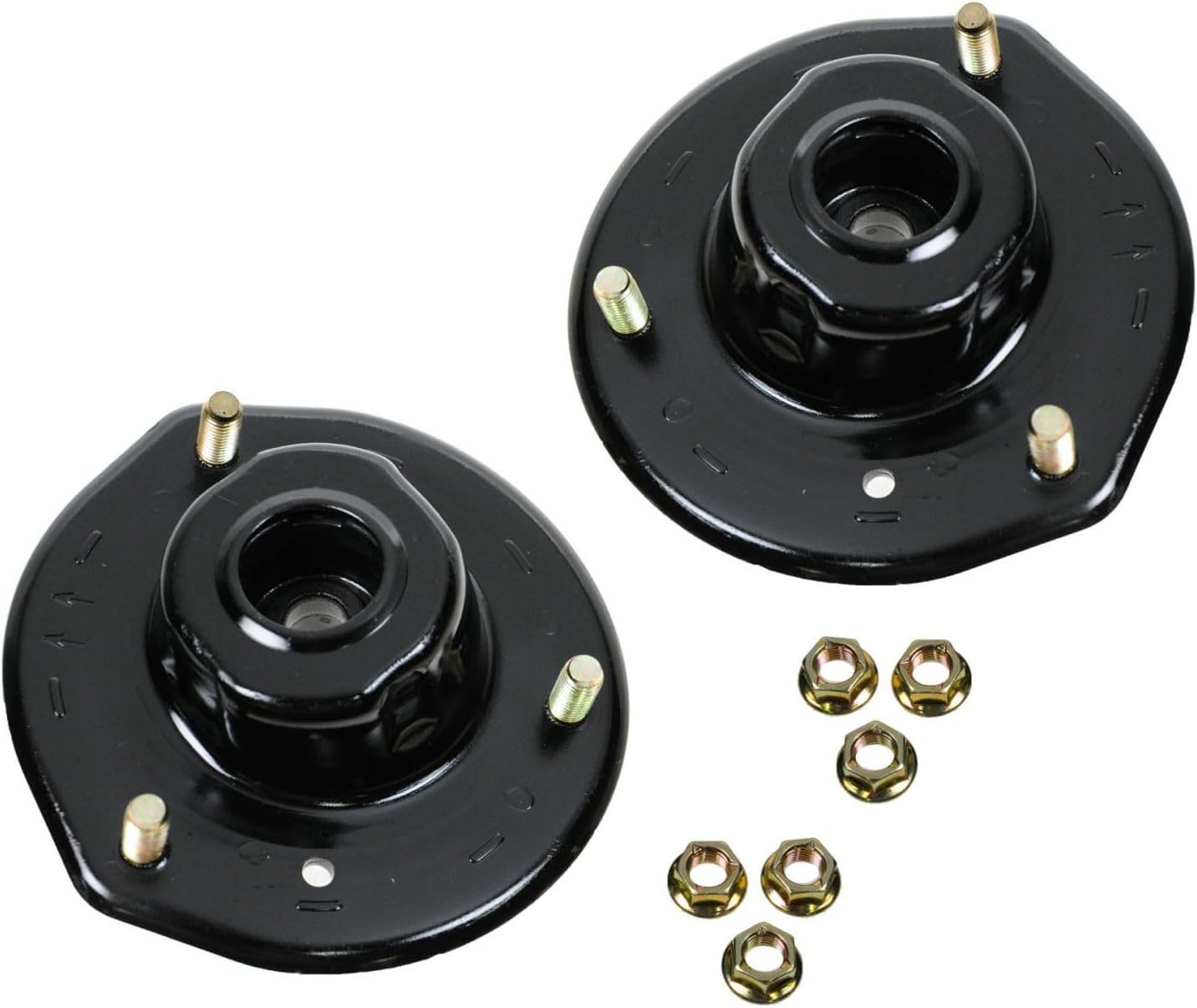 TRQ Front Upper Strut Mount Kit Compatible with 1997-2001 Lexus ES300 1999-2003 RX300 1997-2004 Toyota Avalon Camry 1998-2003 Sienna Solara