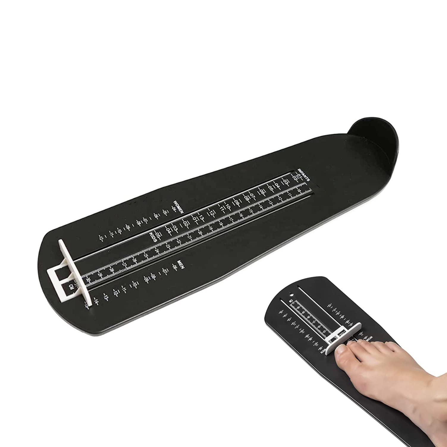 [Doyime] 足の測定ツール 足測定 フット 大人の足の測定デバイス 足のサイズ 靴測定器 計測 フット測定器 調節可能 長さを測定 ツール 大人 簡単 便利 9-31CM