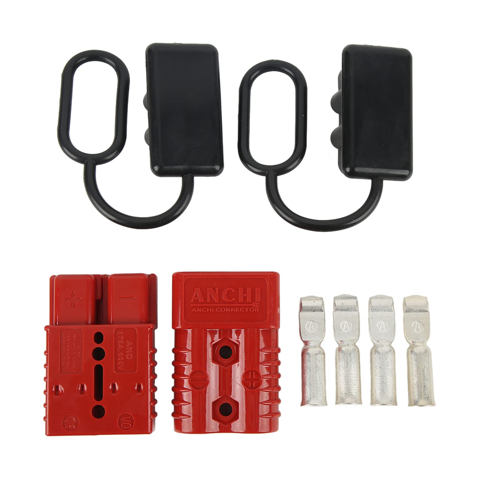 Anderson Connector 4PCS 1/0 AWG 175A Battery Quick Disconnect Plugs ...