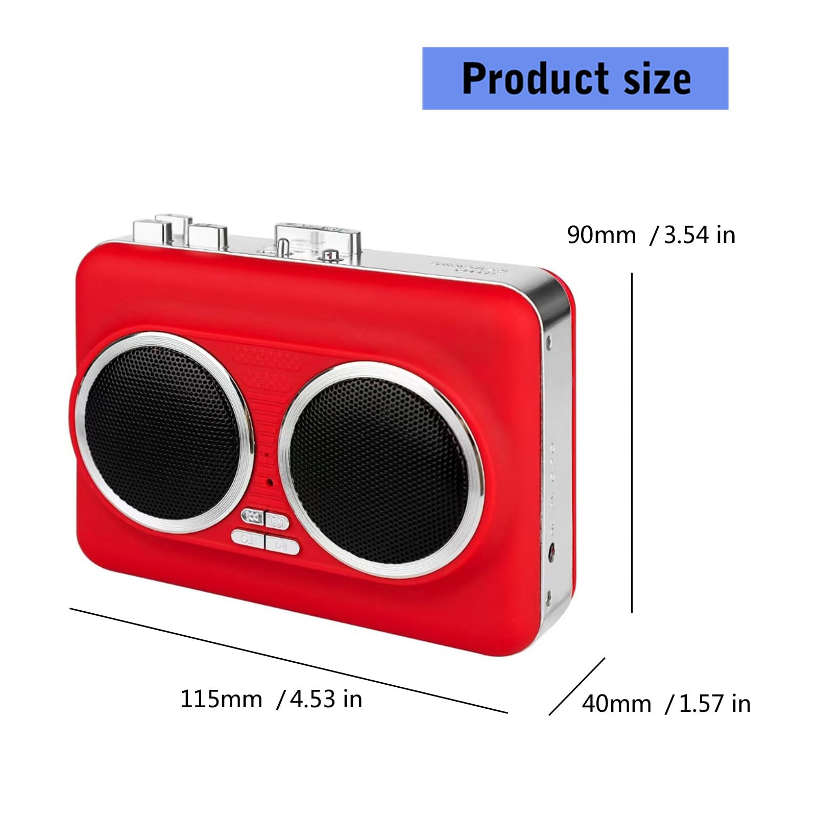 Reproductor con convertidor USB a MP3 con Conector de 3, 5, Red