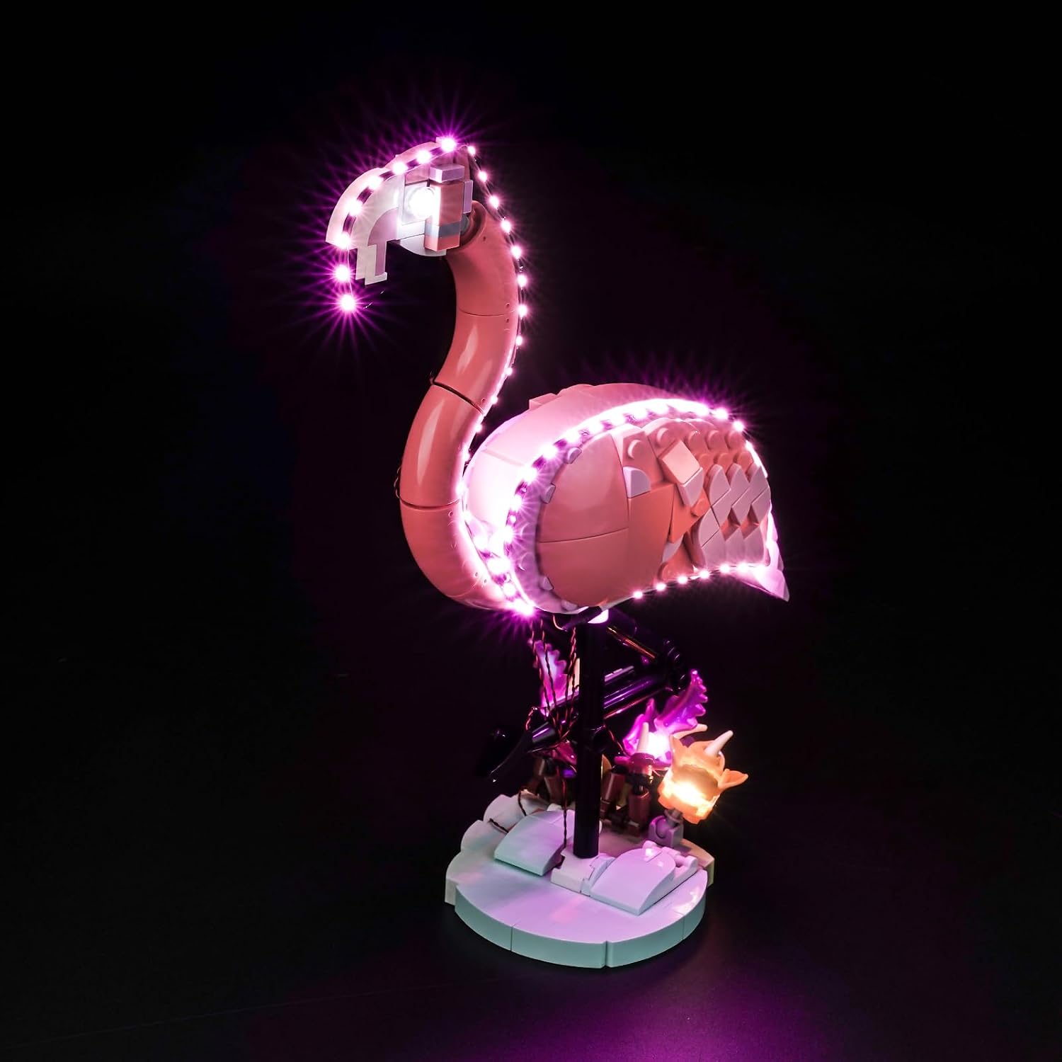 LED Lighting Compatible with Lego Pink Flamingo 31170, Light Kit Compatible with Lego 31170, NOT Included The Model Set - JUST Lights