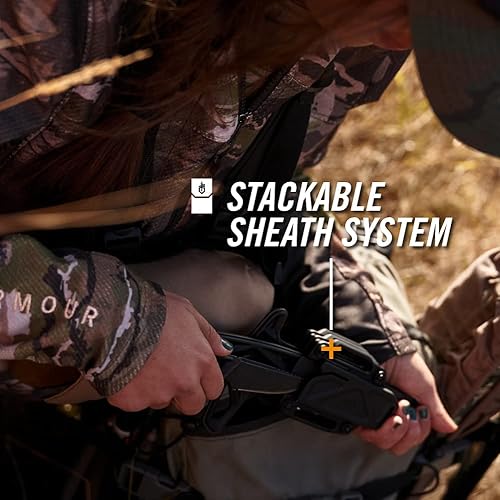 Miniatura 5 de Gerber EXO MOD KnifeSaw - Juego de mochilero para caza, color negro