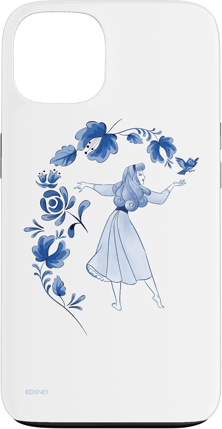 Disney Sleeping Beauty Princess Aurora Blue Floral Case for iPhone 11