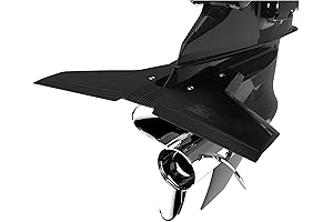 STINGRAY HYDROFOILS Classic Senior 2 Hydrofoils for 40-300 hp (Black)