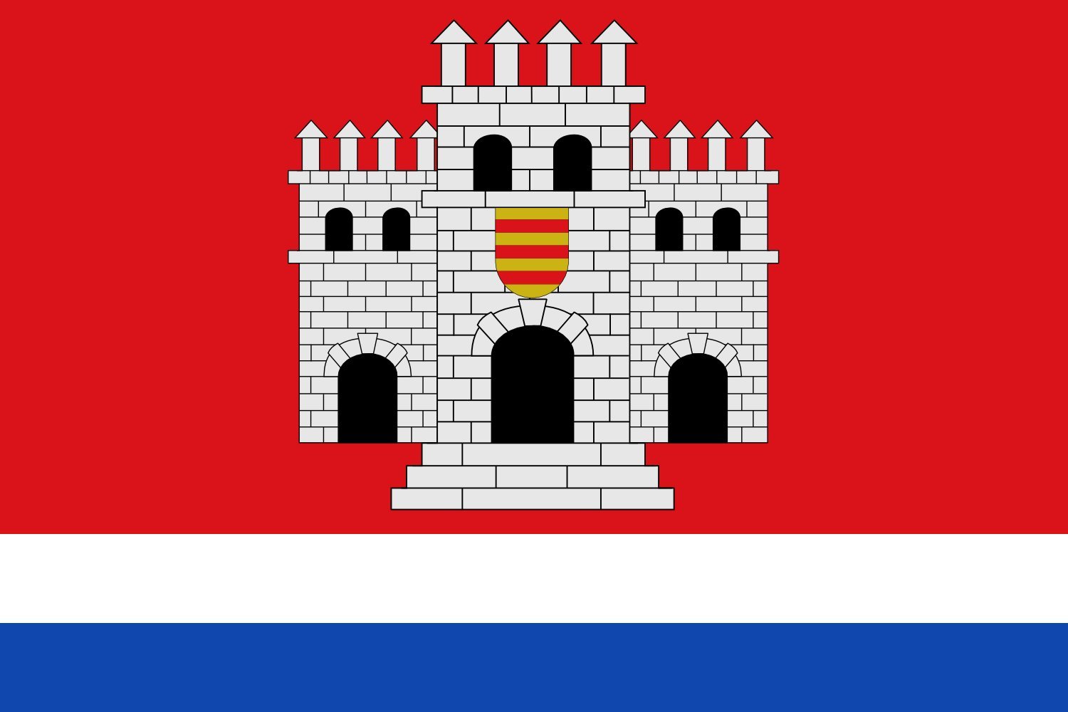 Drapeau XL Montemayor pour décorer votre extérieur et célébrer l'Espagne