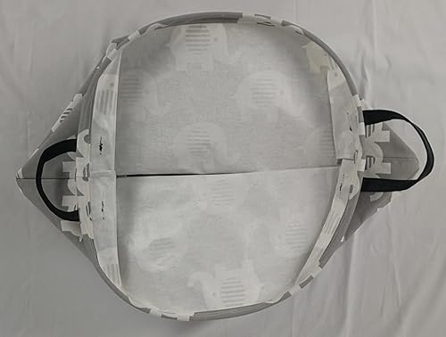 Miniatura 9 de Cesta grande para almacenaje impermeable, cesta organizadora ligera para usar como cesto de la ropa, cubos para juguetes, cestas de regalo, para la