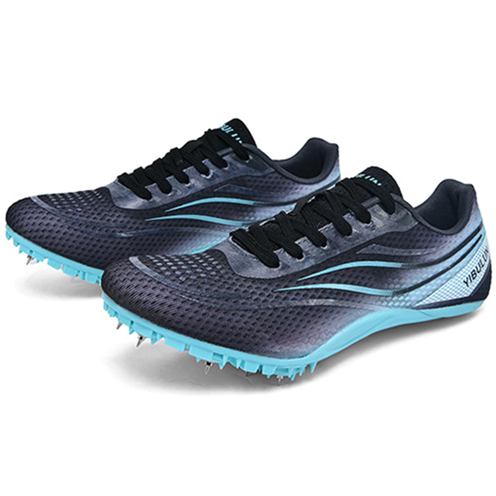 8 Spikes Leichtathletikschuhe Herren Leicht Atmungsaktive Turnschuhe Spike-Schuhe rutschfeste 100–400 Meter Sprintschuhe