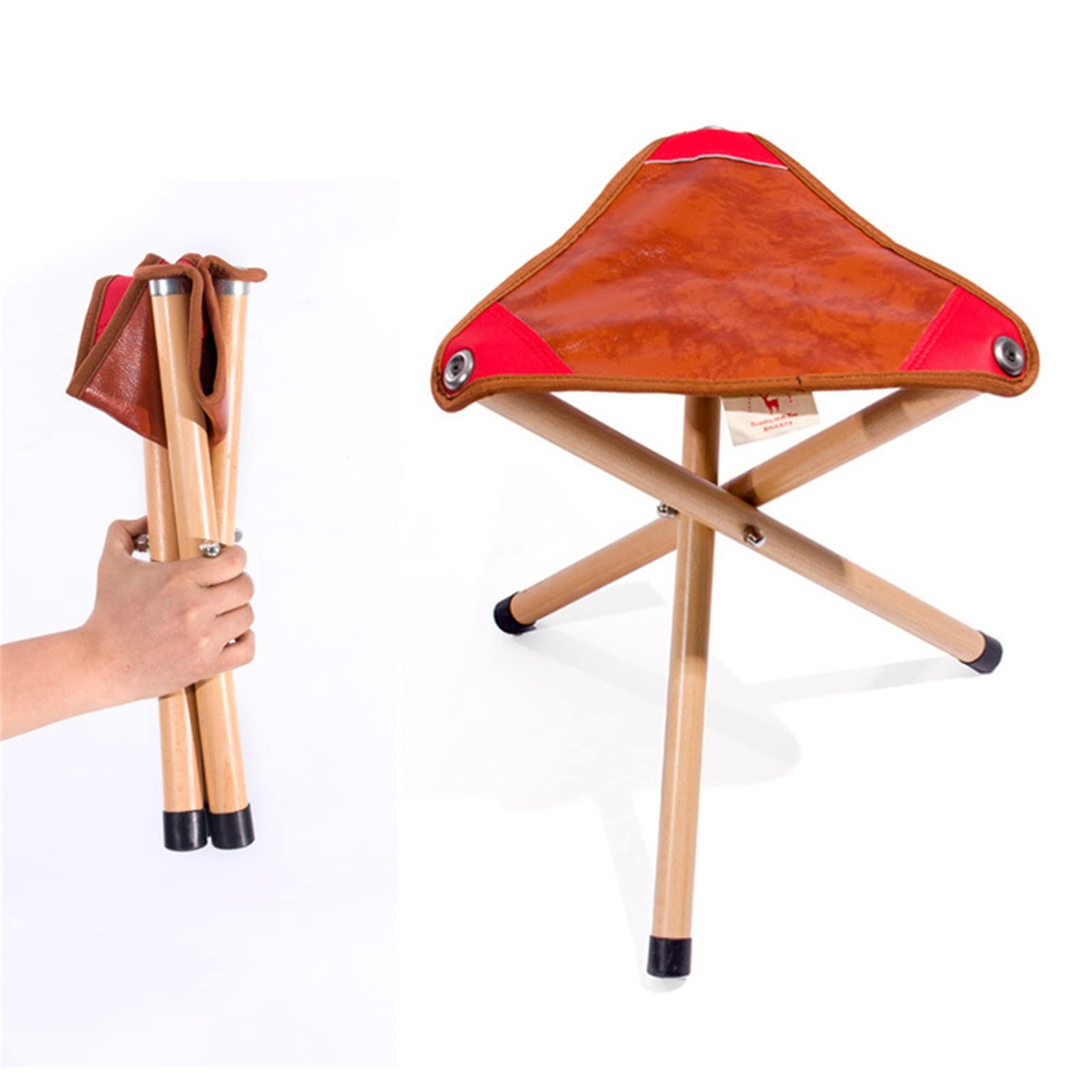 Amazon.co.jp: 三脚椅子 ポータブルキャンプスツール登山三脚スツール