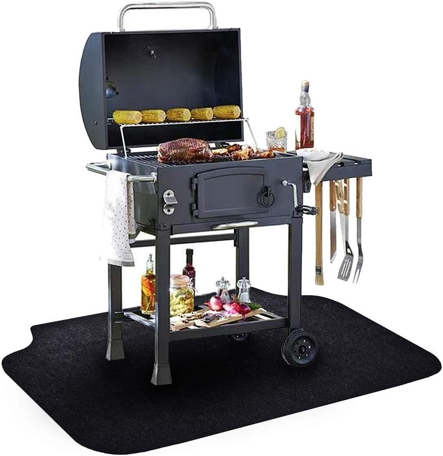 Under The Grill Mat, (36 x 48 inches) ，BBQ Grilling Gear