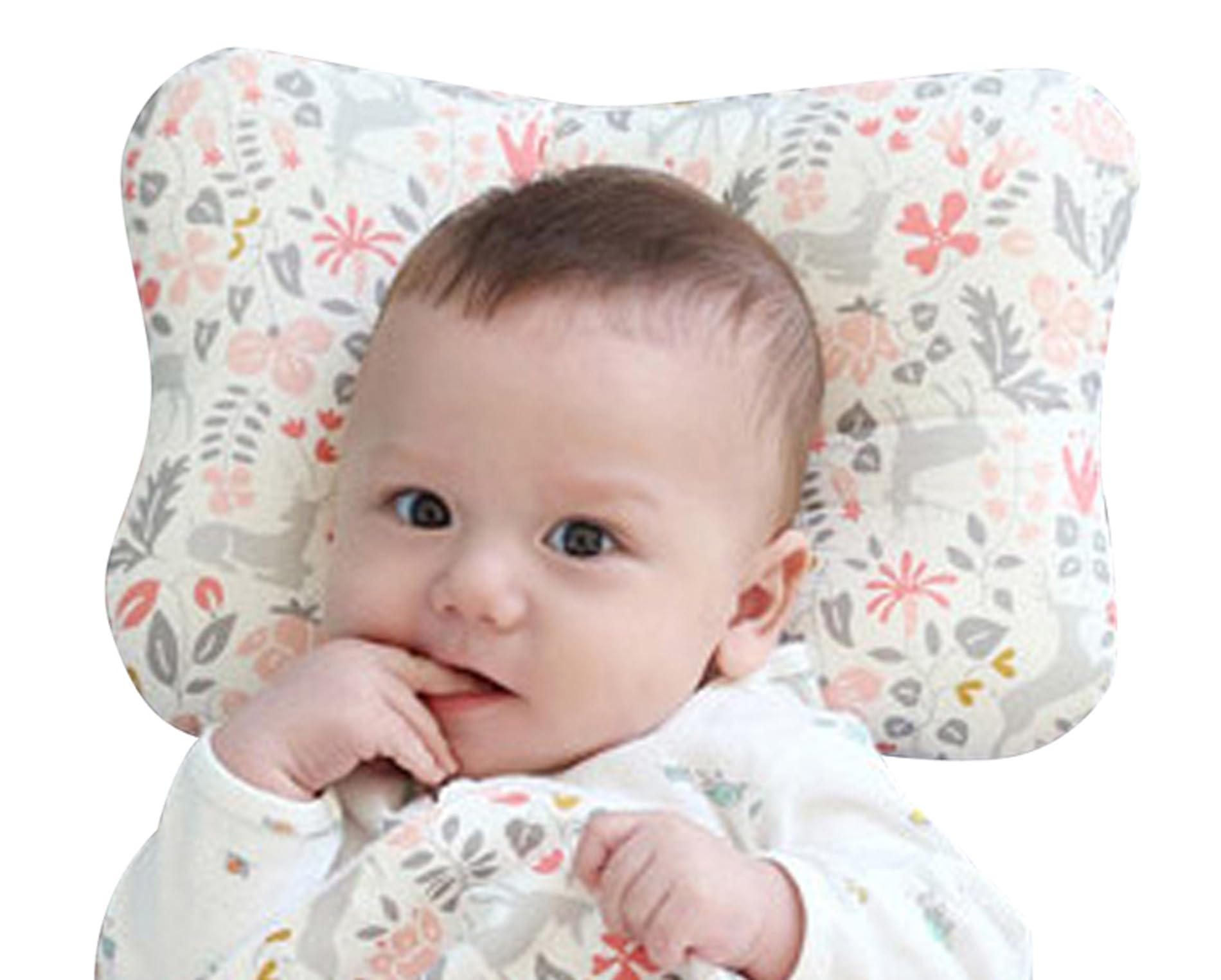 Soft Hypoallergenic Baby Head & Neck Support Organic Cotton Cover Machine Washable