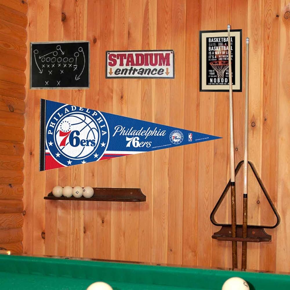WinCraft Philadelphia 76ers Pennant Full Size 12 in X 30 in