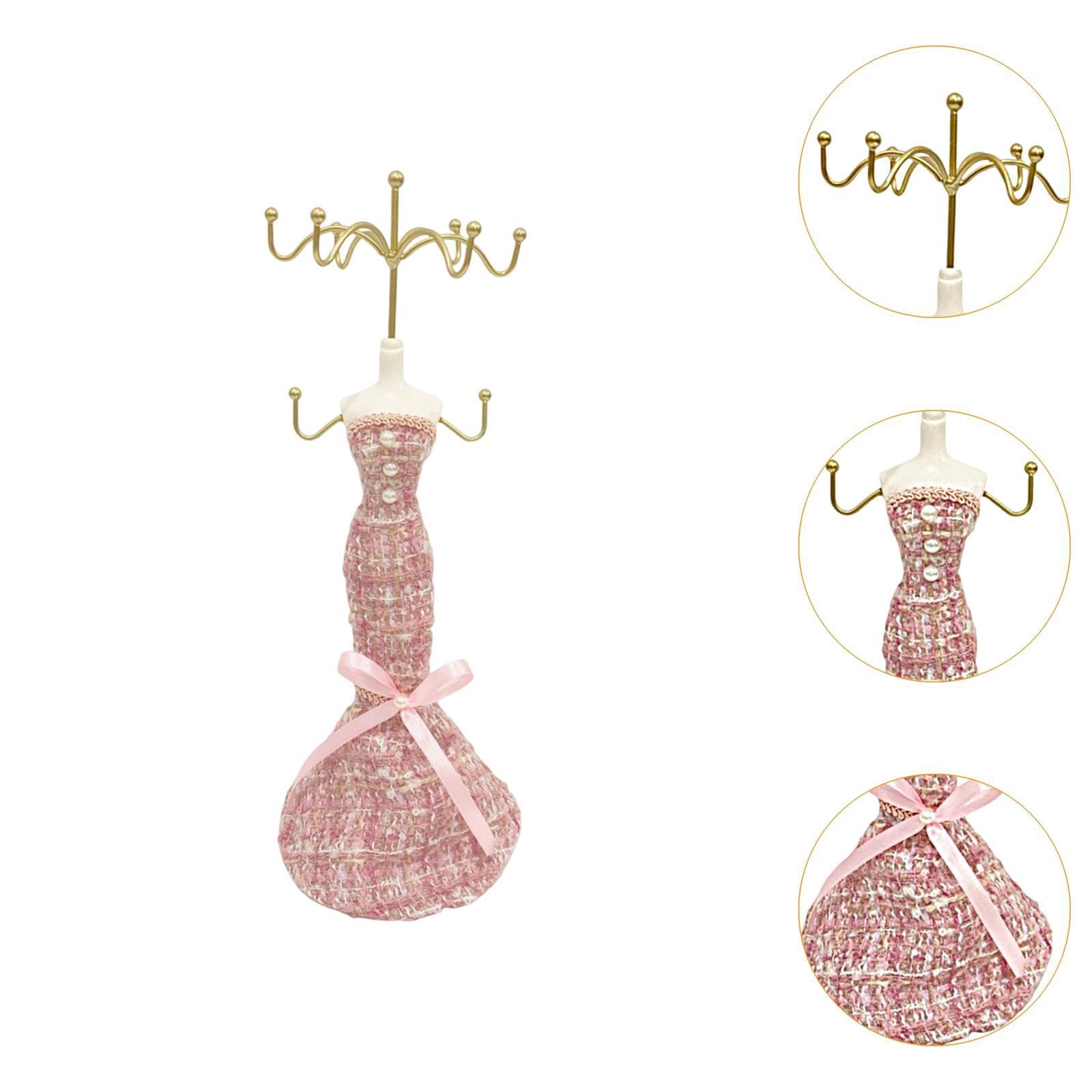 Colcolo Présentoir à bijoux pour robe, boucles d'oreilles, colliers, décoration d'intérieur, présentoir à bijoux pour bureau, magasin, vente