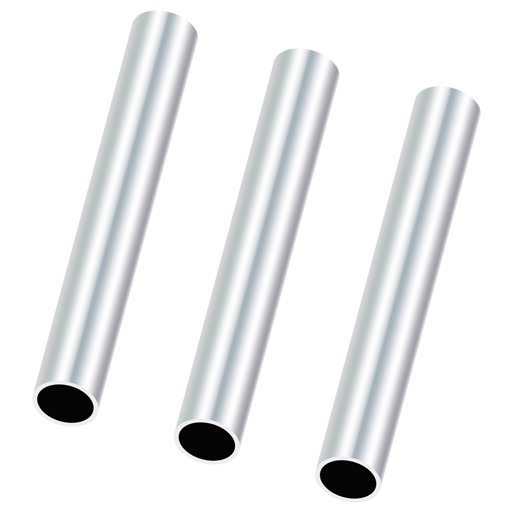 Produktbild von 6063 Aluminium Rundrohr – 300 Mm Länge, 15 Mm Außen- & 13 Mm Innendurchmesser, Nahtlos, T5-vergütet