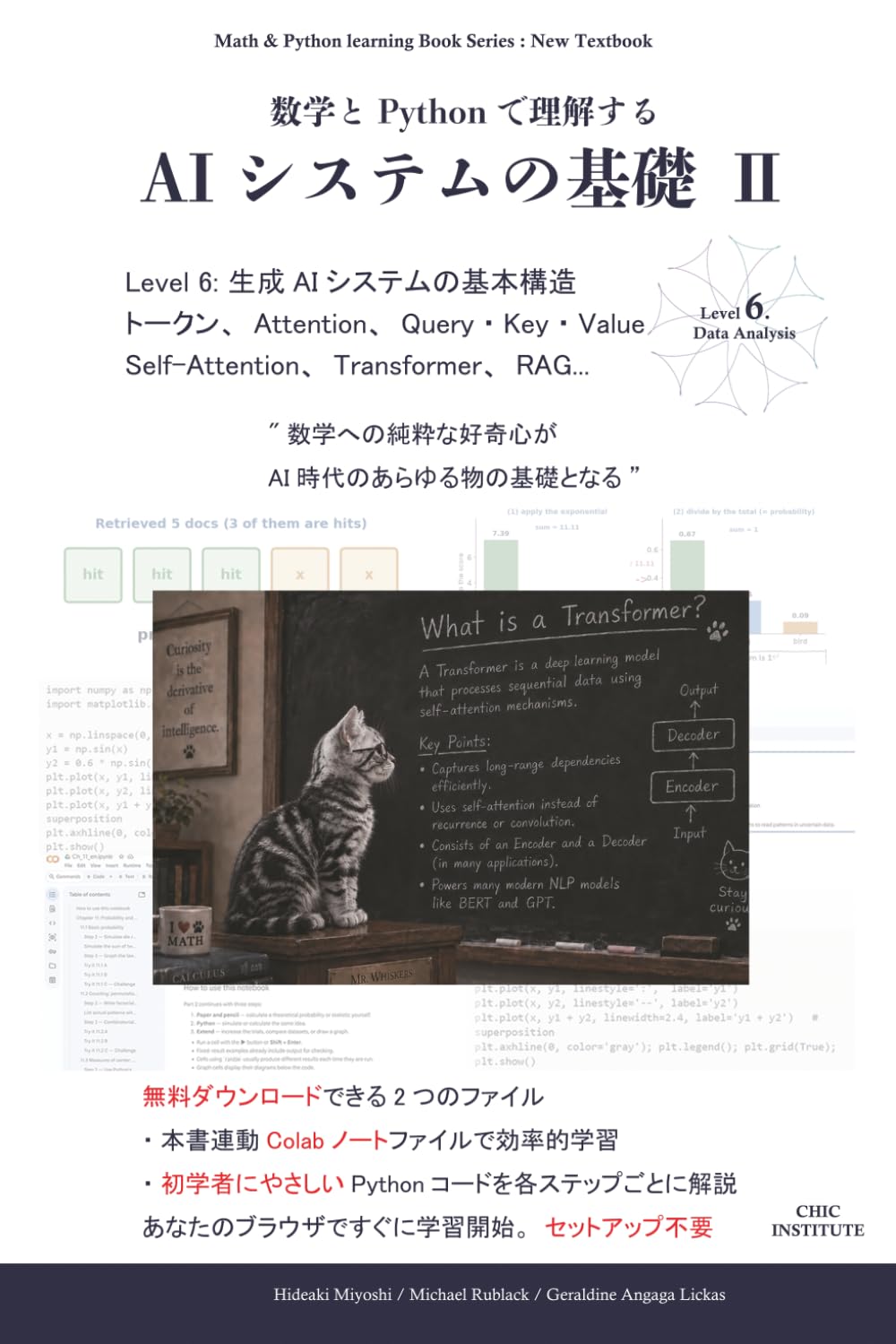 数学とPythonで理解する - AIシステムの基礎 Ⅱ: Level 6 (数学とPython テキスト)