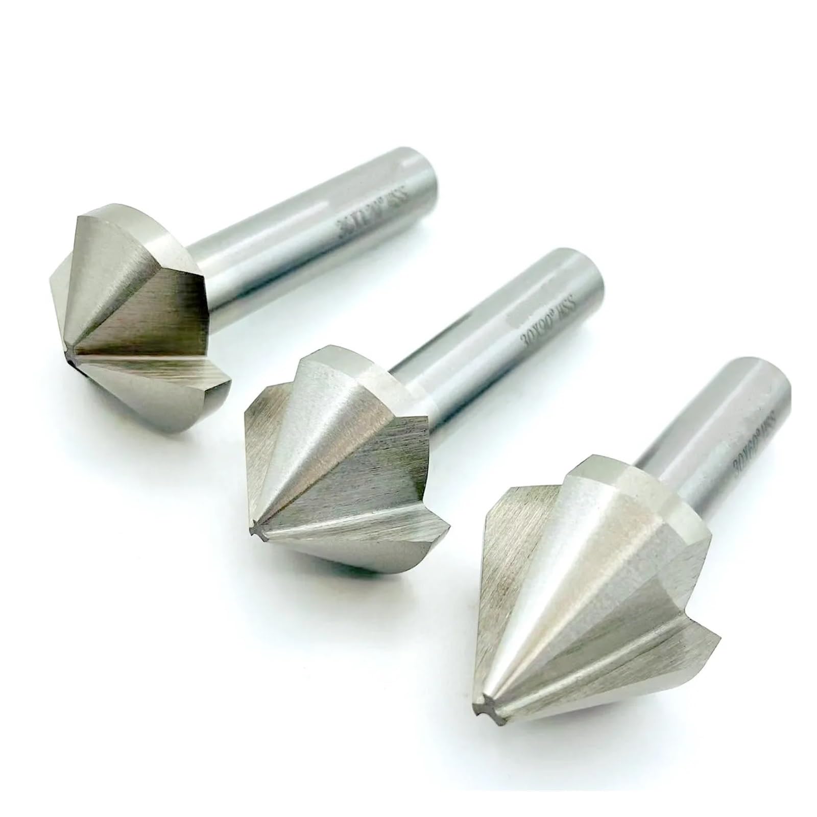 1PCS 6,3mm-60mm 60 Grad/90 Grad 120 Grad 1 Flöte/3 Flöte HSS Fase Anfasen Ende Mühle Cutter Bit fasen Bohrer(35mm,Three 3 Flute_120 Degree)