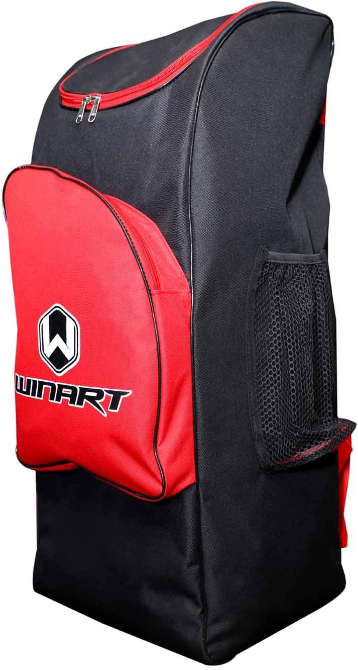 Professional Cricket Kit Bag-Sports Bag-Backpack-Cricket Bag (Multicolor) (Red), Polyester