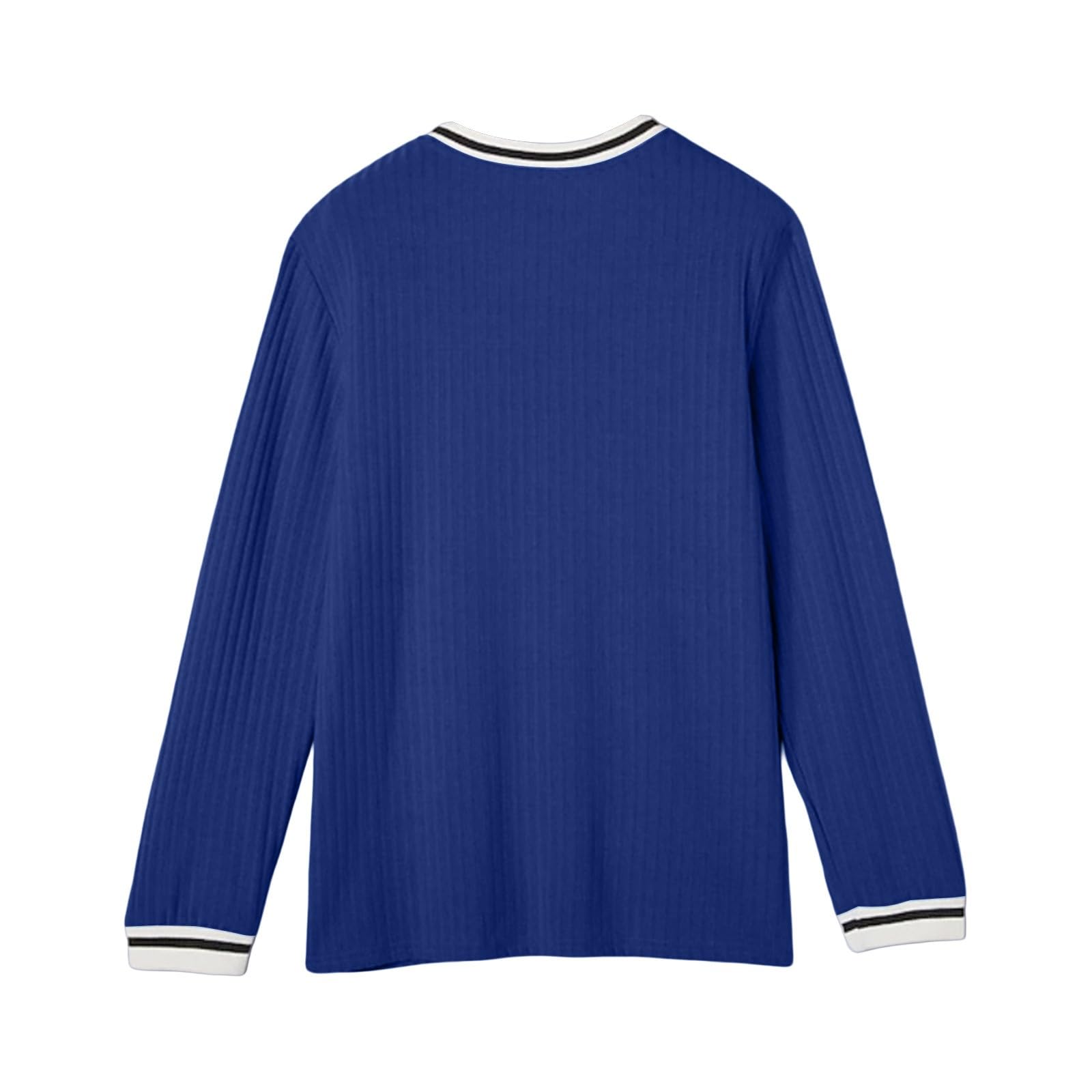 Generico Maglia Uomo Maniche Lunghe Scollatura a V in Tessuto Elastico, Modello Adatto per Allenamenti Sportivi E Look Casual Autunnali