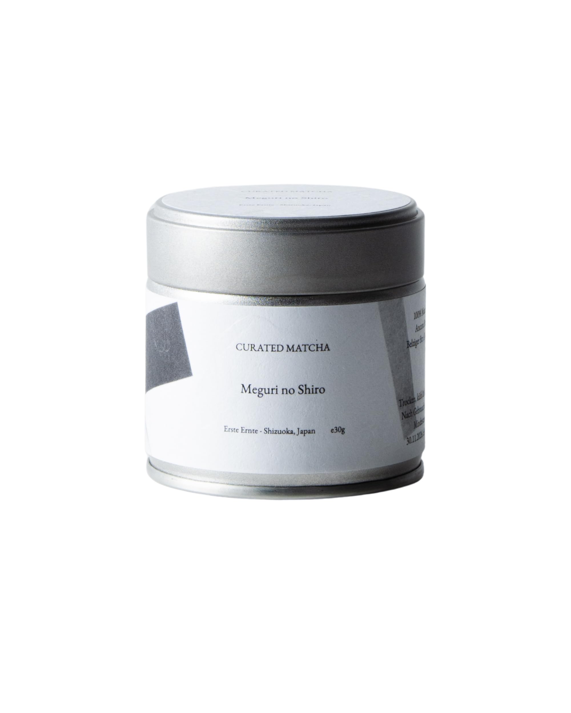 Curated Matcha Meguri no Shiro - Reines Grüntee-Pulver aus Japan - Original Japanischer Tee der Ersten Ernte - 100% Natürlich & Laborgeprüft - 30g