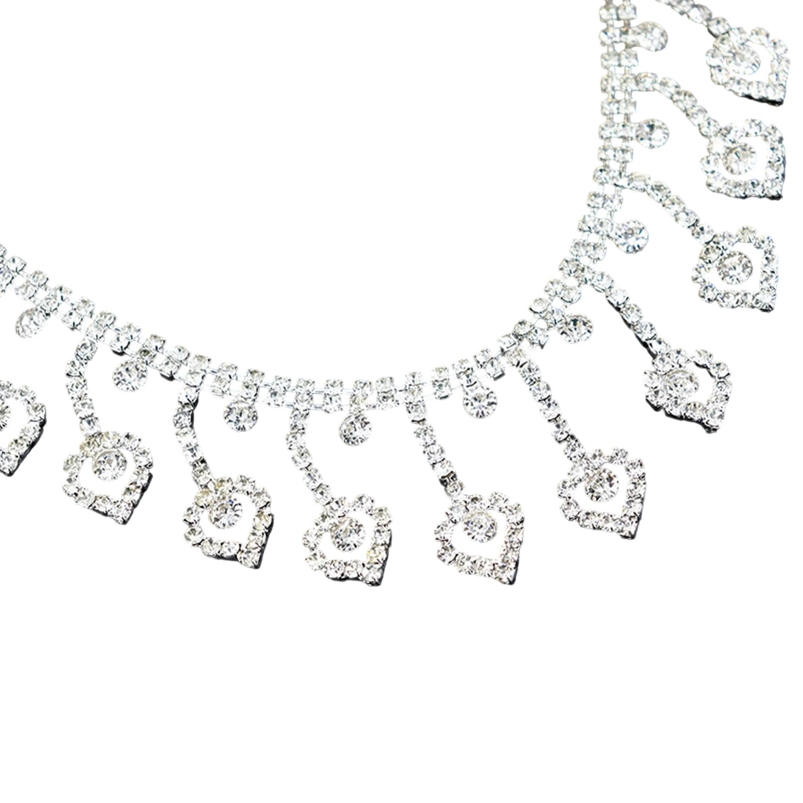 YROHGKPN Glass Crystal Fetters for Sewing Undertakings and Creative Addons Direct Current Artisanal Finishes