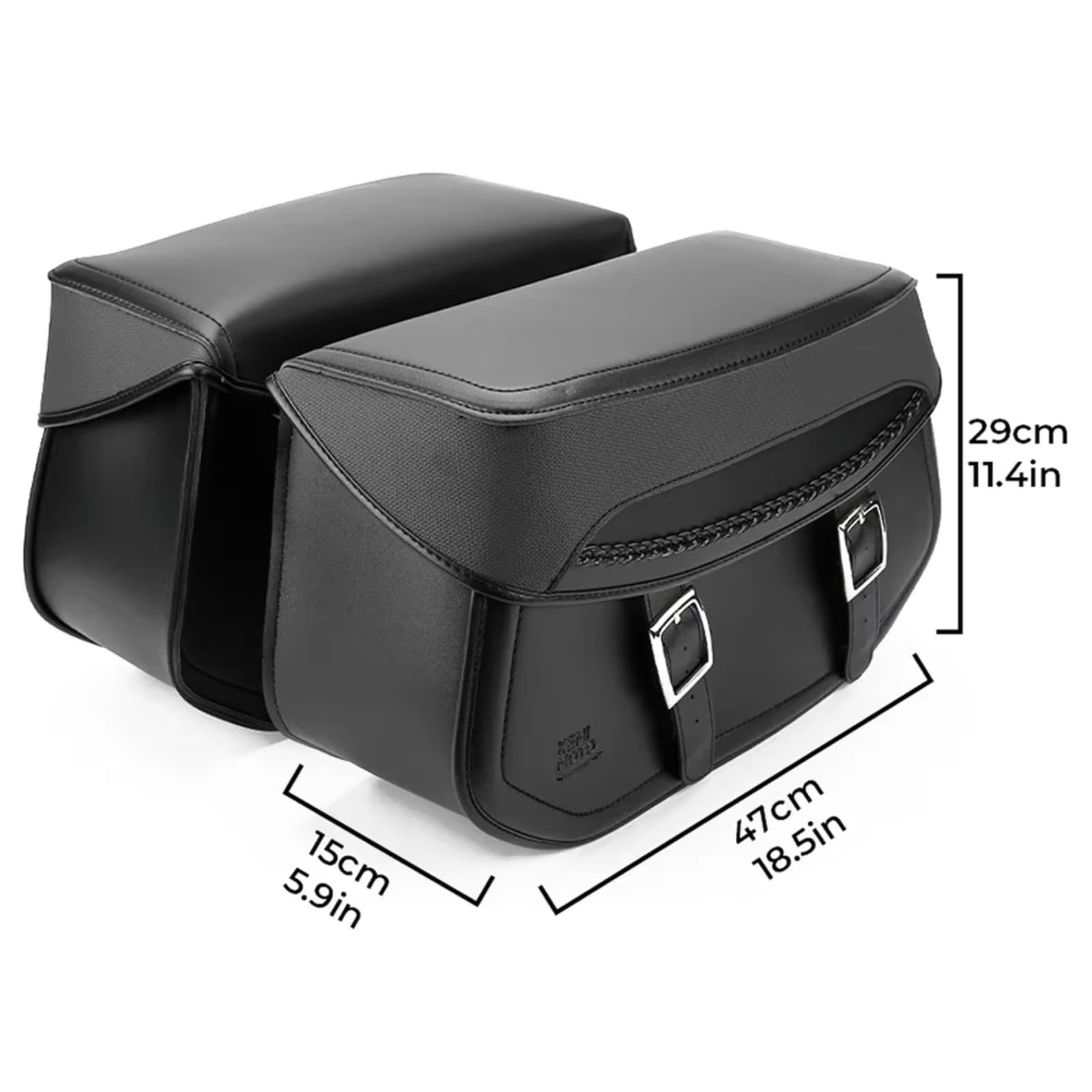 Bolsa Moto para Sportster para Dyna para Softail para Touring para Vstar para Shadow Alforja para Motocicleta Bolsa de sillín para Motocicleta Bolsa Lateral Bolsa de Embalaje