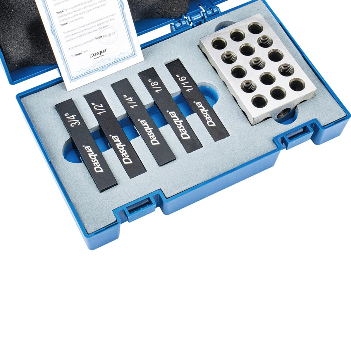 Dasqua 1804-1615 6 Piece Setup Block and 1-2-3 Block Set