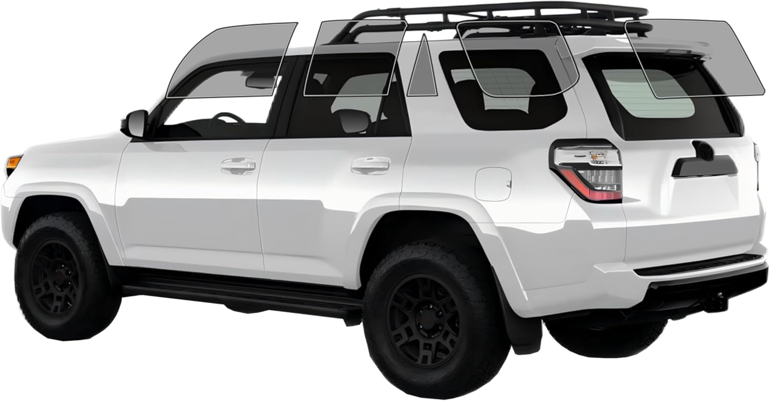 AUTOTEK Precut Windows Tint Film Rear Windshield Cars Sun Blocking Protection Privacy Anti Shatter Glass 2 Ply Computer Cut 25% Tint Shade for Toyota 4Runner 2010-2024