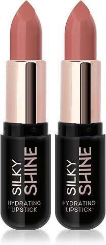 GOLDEN ROSE Silky Shine Hydrating Lipstick - Nemlendirici Ruj No:206 (2 paketi)