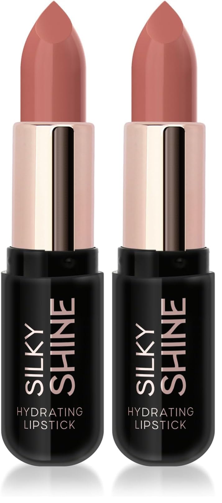 GOLDEN ROSE Silky Shine Hydrating Lipstick - Nemlendirici Ruj No:206 (2 paketi)