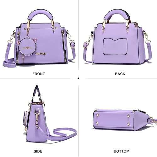 Miniatura 2 de Xiaoyu Bolsos y bolsos de mano de moda para mujer, bolsos cruzados con asa superior, bolsos de hombro pequeños