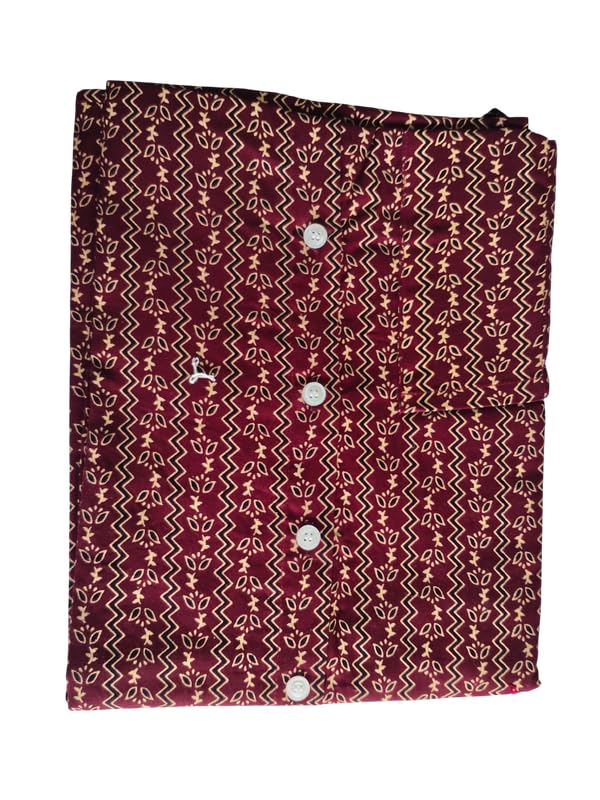 Image of MENMAII Women's [L-4XL] Full Open /Front Buttoned [a Kind of Adaptive Clothing] Multipurpose Nighty for Maternity /Pregnancy /Elderly /Patient /Feeding /Hospital Purpose Nighty Calf Length