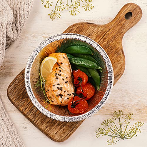 Snapklik.com : NoCry Premium Disposable 5 Inch Aluminum Pie Pans; Round ...