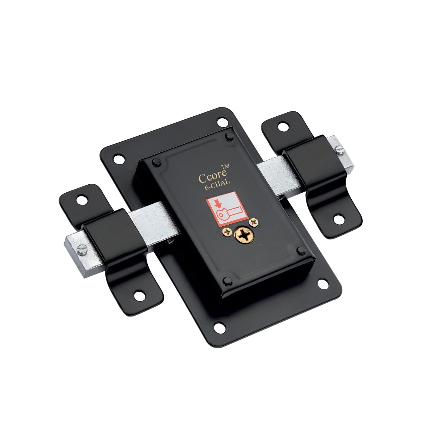 Ccore Star Key Shutter Lock – Heavy-Duty Iron Security Lock for Shutters, Doors, Shops, Homes, Offices – Rust & Impact Resistant, High-Security with 3 Star-Shaped Keys (6 Turn)