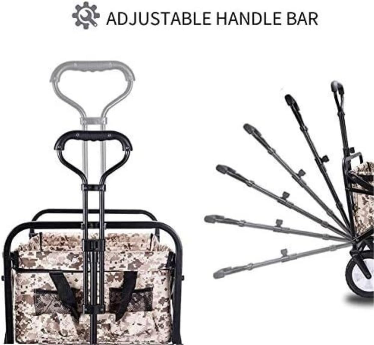 Folding Wagon Cart Beach Wagon Grocery Wagon Folding Utility Wagon Cart Garden Camping Wagon Sports Wagon Heavy Duty for Outdoor Festivals Camping Garden Wagon Utility Wa